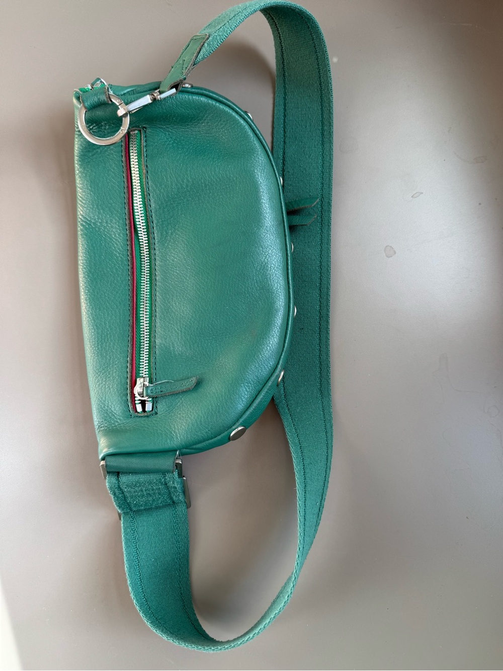 Hammitt Teal Leather Crossbody Belt Bag - Picture 4 of 4